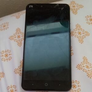 ZTE Black Smartphone with Screen